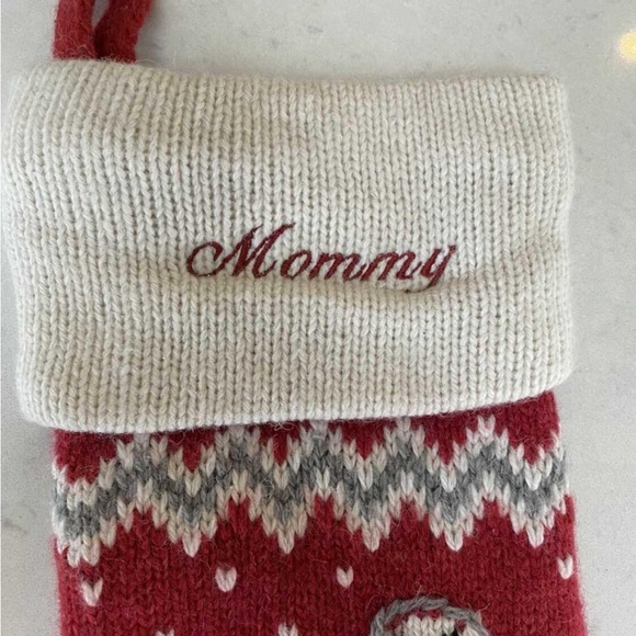 Pottery Barn Christmas Stocking “Mommy” - Picture 3 of 3